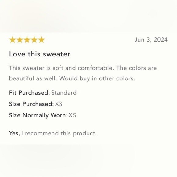 NWT Size M (P2P 22") -The Camryn Cropped Crewneck Sweater by Maeve (NWT US$ 98) - Picture 10 of 16